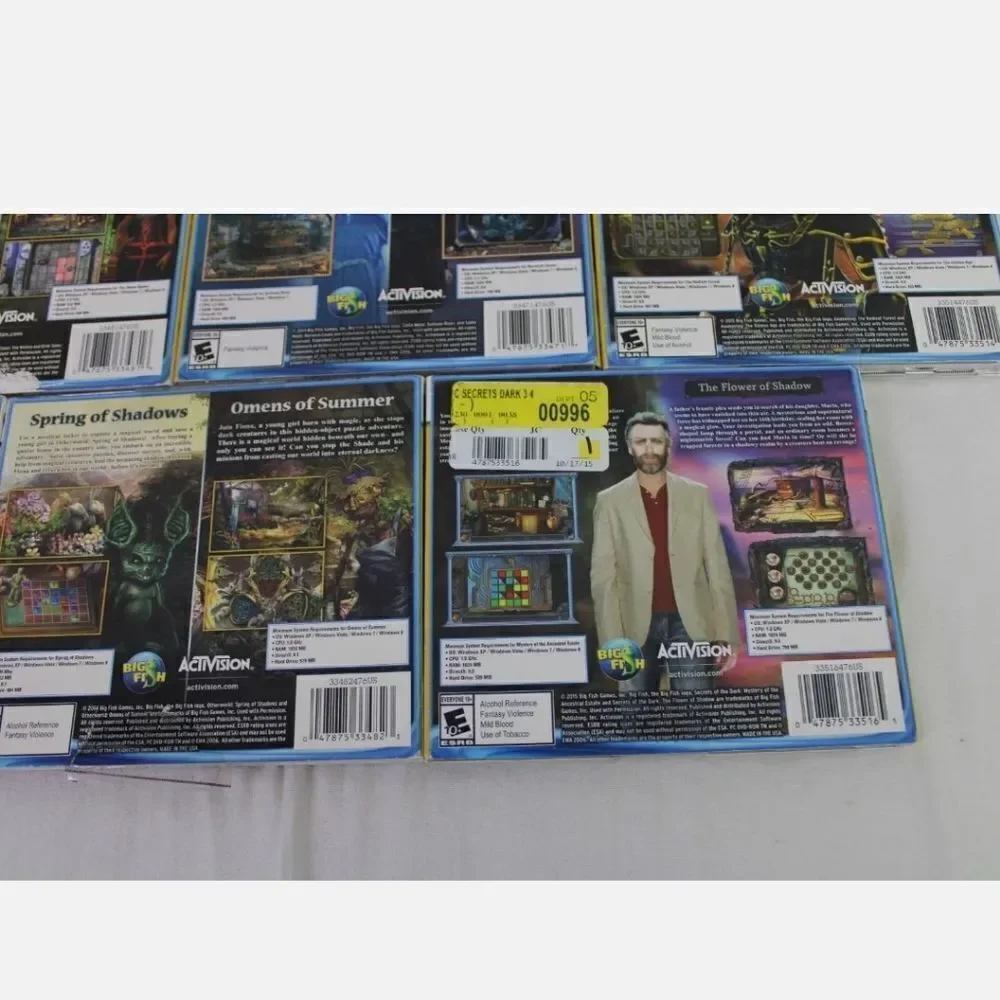 7 PC  ROMS Mysteries & Hidden Object Adventure Games• Big Fish.